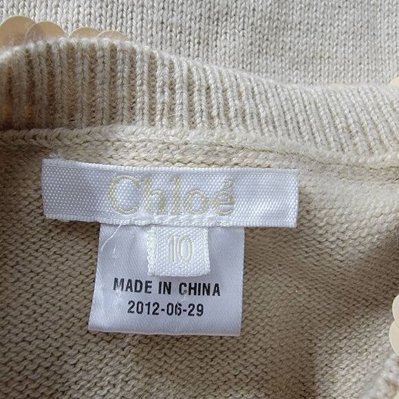 Chloe girls sequin sweater dress short sleeve - Picture 6 of 7